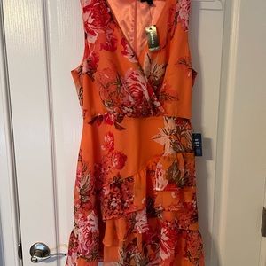 NWT SPRING/SUMMER DRESS Coral floral super cute express dress